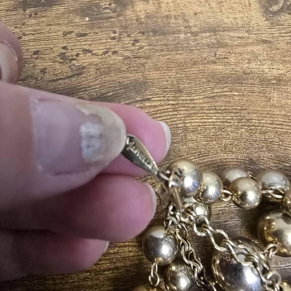 marvella goldtone Beaded Necklace - Picture 3 of 5